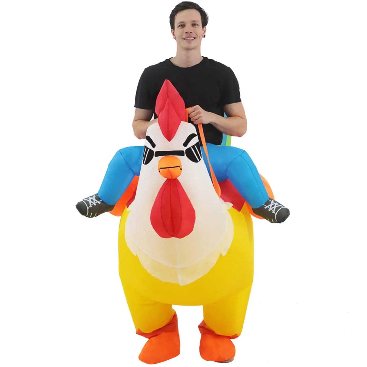 Colorful Rooster Inflatable Costume