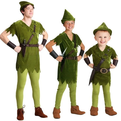 Peter Pan Costume for Kids and Adults