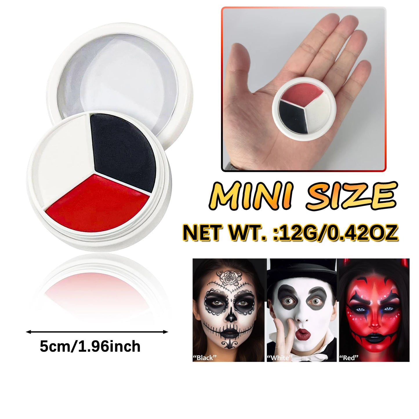 Halloween Makeup Palette Face Body Paint