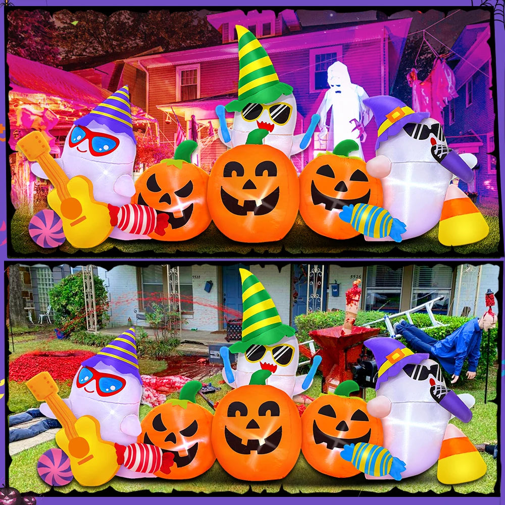 8 FT Halloween Inflatable Decoration Ghost