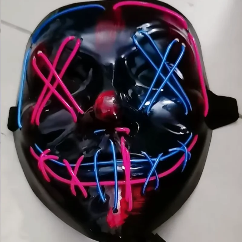 LED Dual Color Glowing Masks