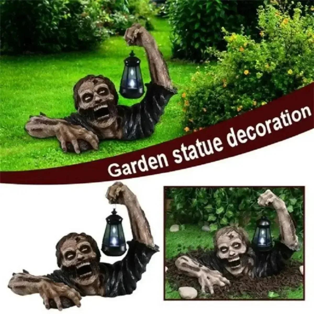 LED Zombie Lantern Halloween Crawling