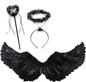 31.5" Angel wing halo and fairy wand