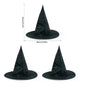 3/5pcs Halloween Black Witch Hat Yard