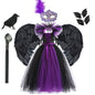 Maleficent Neck Dress Girls
