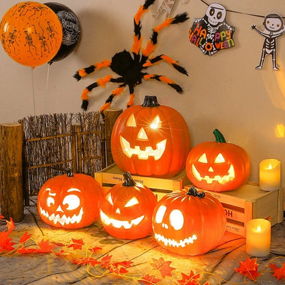 1Pc Decorative Pumpkin With Light