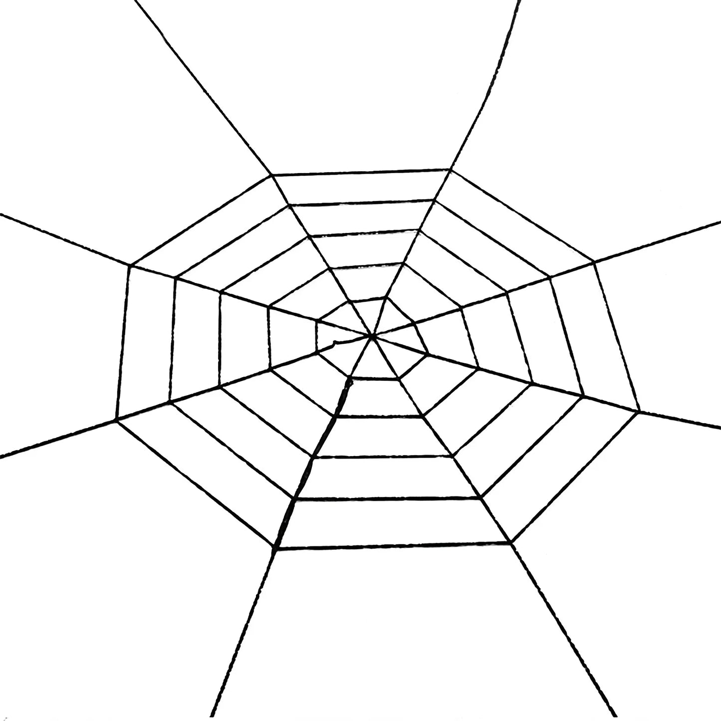 Giant Spider Web Halloween Decoration