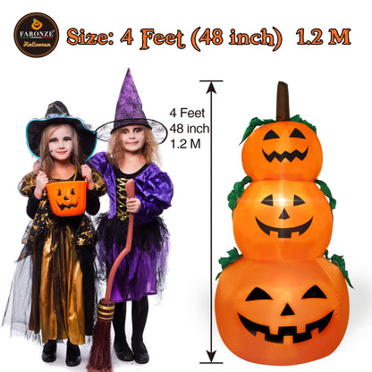 Inflatable Pumpkins, Yard Lawn Lighted Blow-up