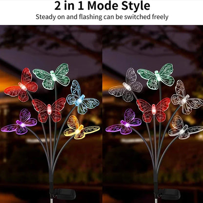 LED Solar Bee Firefly Butterfly Lights