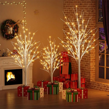 1.8M Lighted Birch Tree