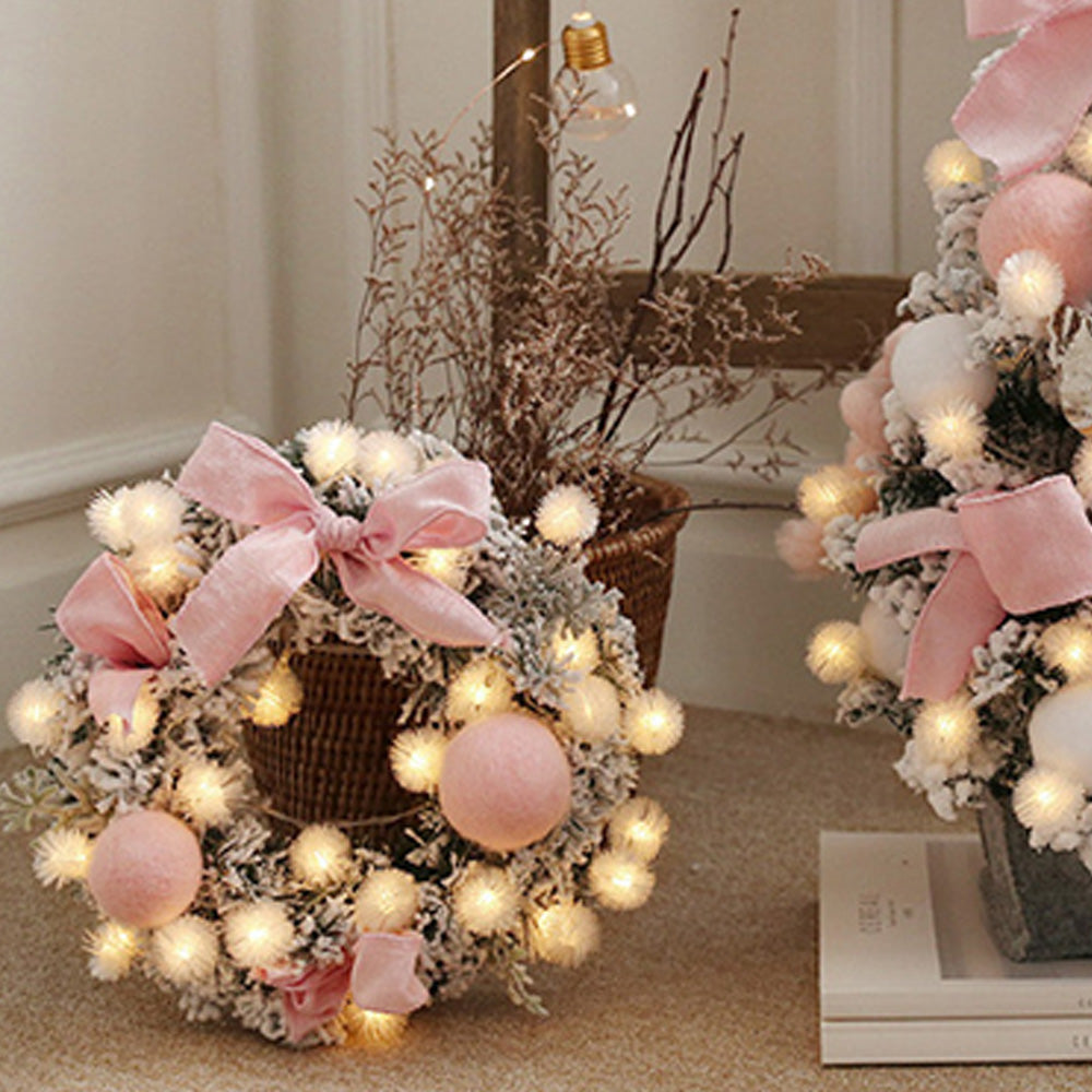 Christmas Wreath - Elegant Seasonal Decor - Decorative Wreath for Home & Holiday