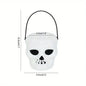 1pc Halloween Skeleton Bucket Portable
