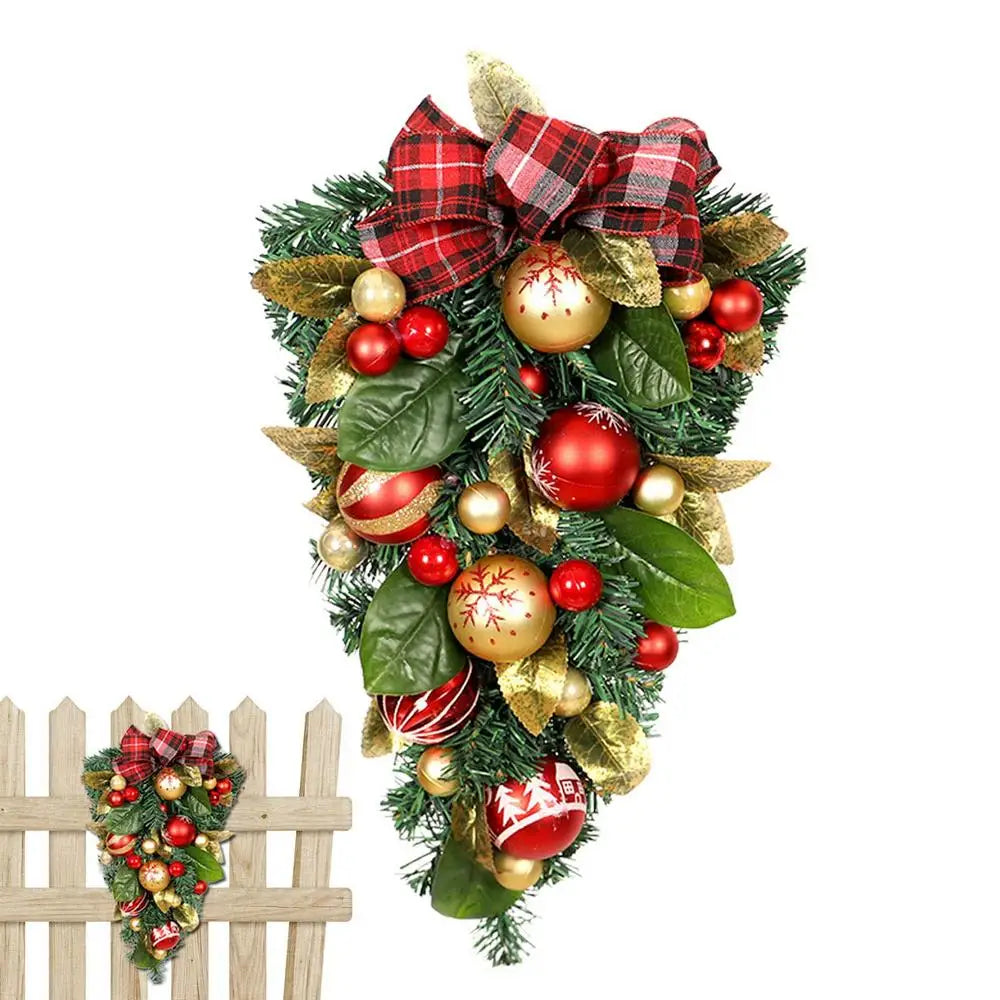 Christmas Wreath - Elegant Seasonal Decor - Decorative Wreath for Home & Holiday