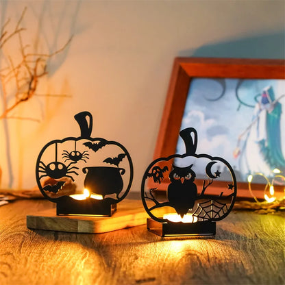 Spooky Halloween Candle Holder Decoration