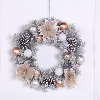 Christmas Wreath - Elegant Seasonal Decor - Decorative Wreath for Home & Holiday