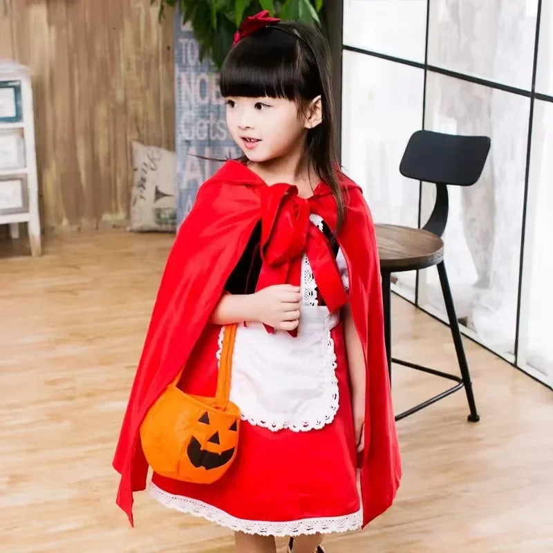 Girl Little Red Riding Hood Costume
