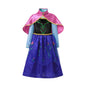 Summer Fancy Queen Elsa Anna Costume Girls