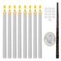 Floating Electronic Candles -  Magic Wand Remote Hanging Candles
