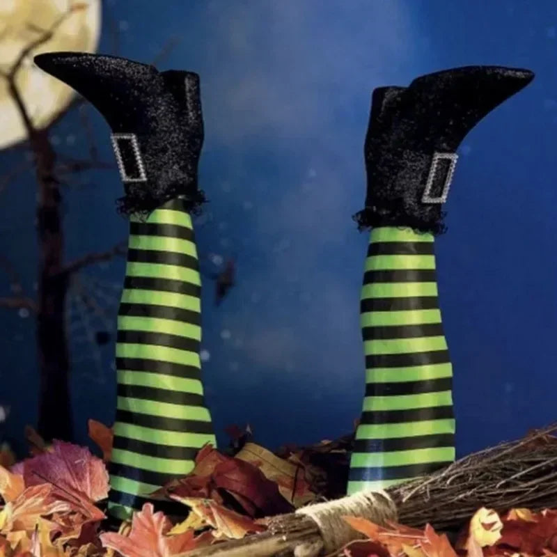 2pcs Halloween Evil Witch Legs Prosthetic