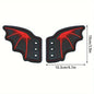 1 Pair Bling Bat Shoe Wings Embroidery DIY