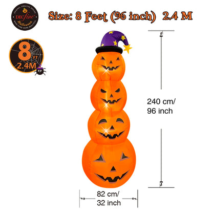 Inflatable Pumpkins, Yard Lawn Lighted Blow-up