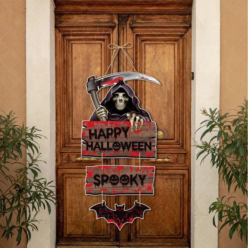 Horror Pumpkin Ghost Bat Hanging Pendent