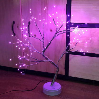 108 LED Copper Wire TabletopTree String Lights