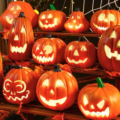1Pc Decorative Pumpkin With Light