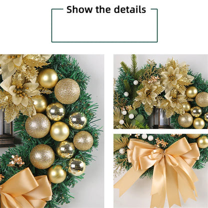 Christmas Wreath - Elegant Seasonal Decor - Decorative Wreath for Home & Holiday