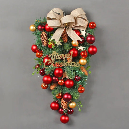 Christmas Wreath - Elegant Seasonal Decor - Decorative Wreath for Home & Holiday