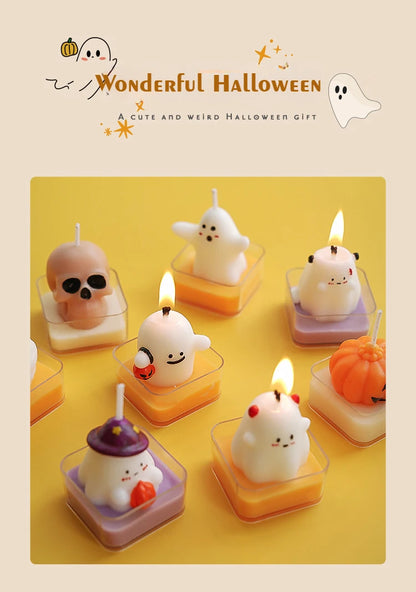 Halloween Fun Scented Candles - Handmade Decor for Home