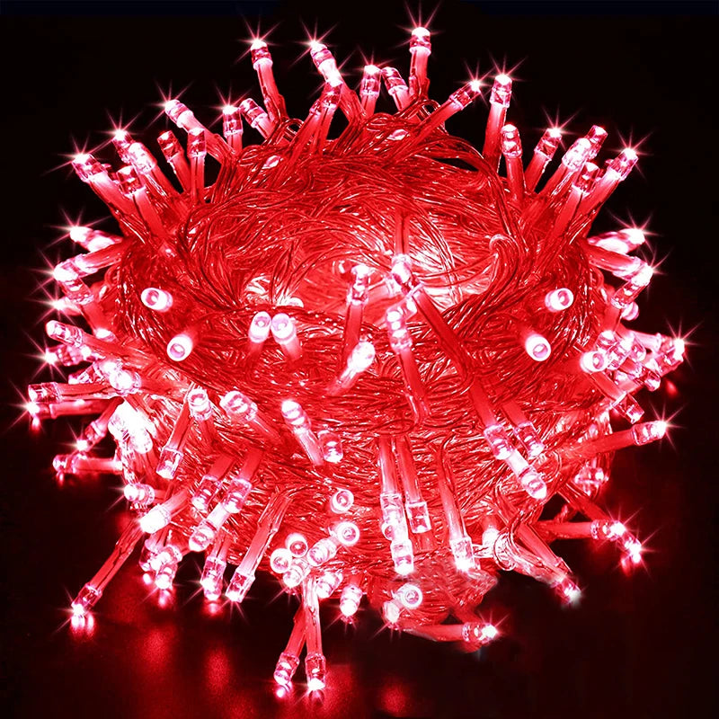 LED Christmas Light Fairy Strings Lights Outdoor Garland