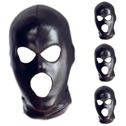 Cosplay Wetlook Hood Head Latex Mask