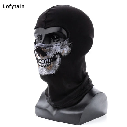Lofytain COD:MW2 Ghost Skull Balaclava Ghost