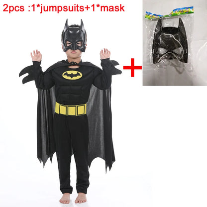 Kids boy Batman Costume with Mask