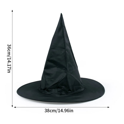 3/5pcs Halloween Black Witch Hat Yard