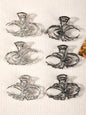 1Pcs Halloween Black Spider Hair Claw Clips