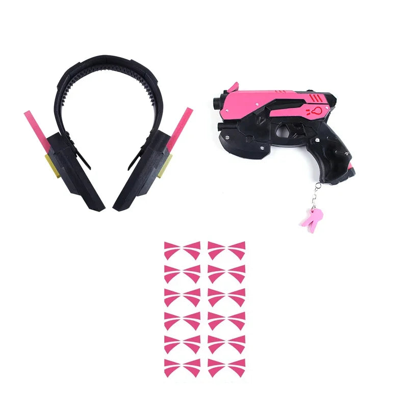 Anime Woman Jumpsuit Tights Dva Cosplay Costume