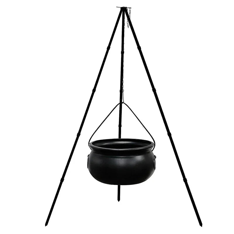 7.87inch Witch's Cauldron with Tripod and Lights