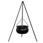 7.87inch Witch's Cauldron with Tripod and Lights