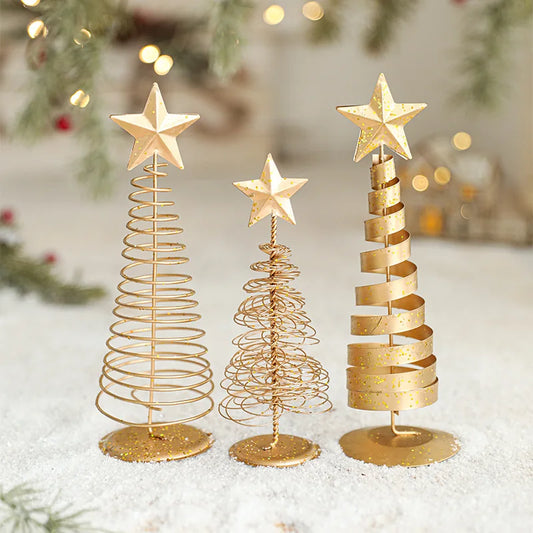 Nordic Iron Christmas Tree – Desktop Decorations for Party