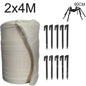 2/4m Halloween Decorations Outdoor Spider Web Giant