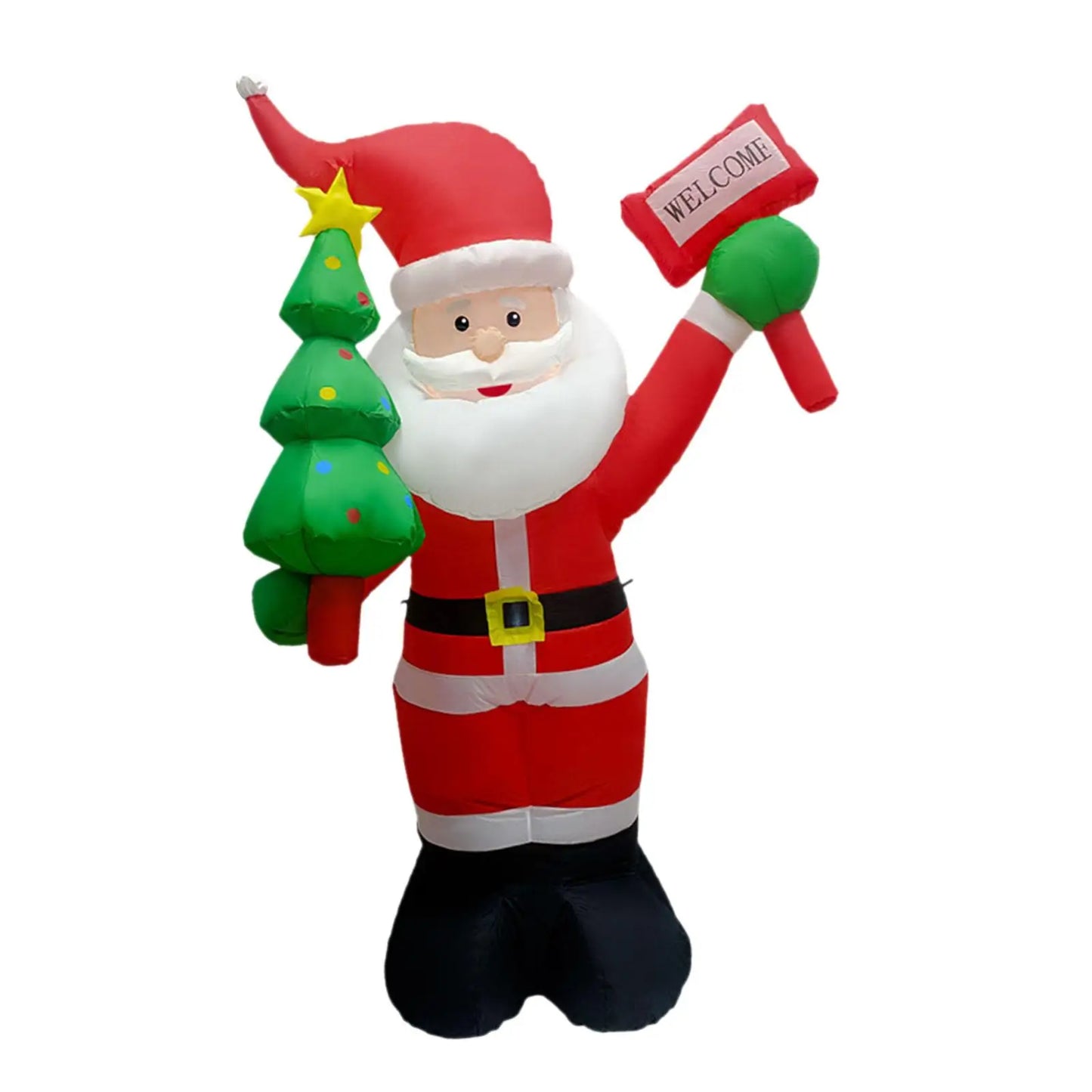 182cm Christmas Santa Inflatable Decoration US 110V Plug with Stakes