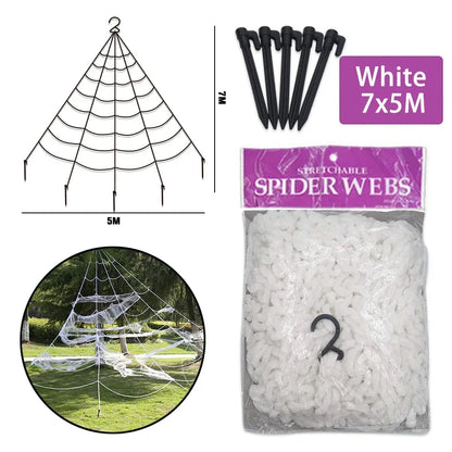 Halloween Spider Web Giant Stretchy Cobweb