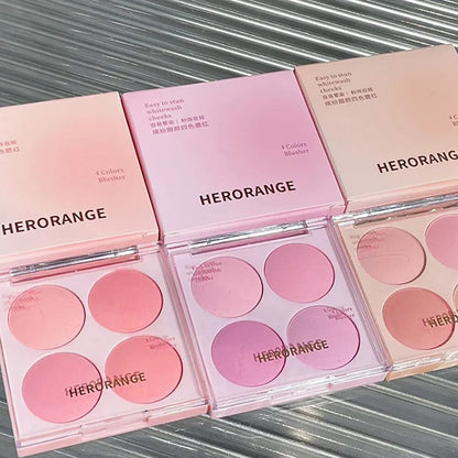 4 Colors Blush Powder Face Makeup