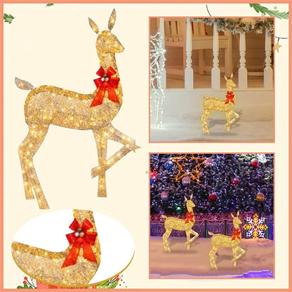 Lighted Christmas Reindeer - Water Resistant Light