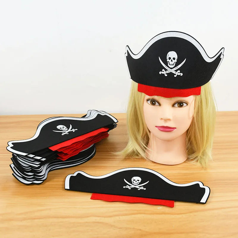 Pirate Hat For Kids 1/3/6pcs