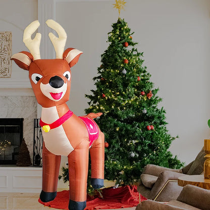 OutdoorGiant Reindeer inflatable party lights