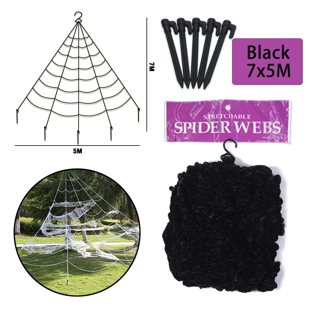Halloween Spider Web Giant Stretchy Cobweb