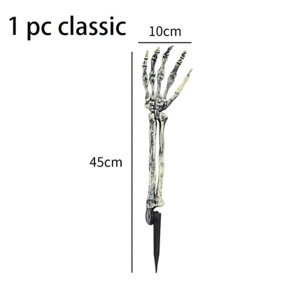 Skeleton Head Hands Halloween